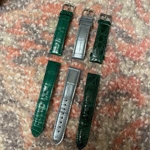 Michele Alligator Watch Straps (3) size 18